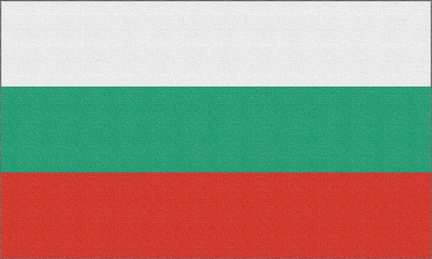 Ilustración de la bandera nacional de Bulgaria
