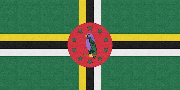 Ilustración de la bandera nacional de Dominica