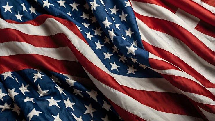 Ilustración de la bandera nacional de los Estados Unidos
