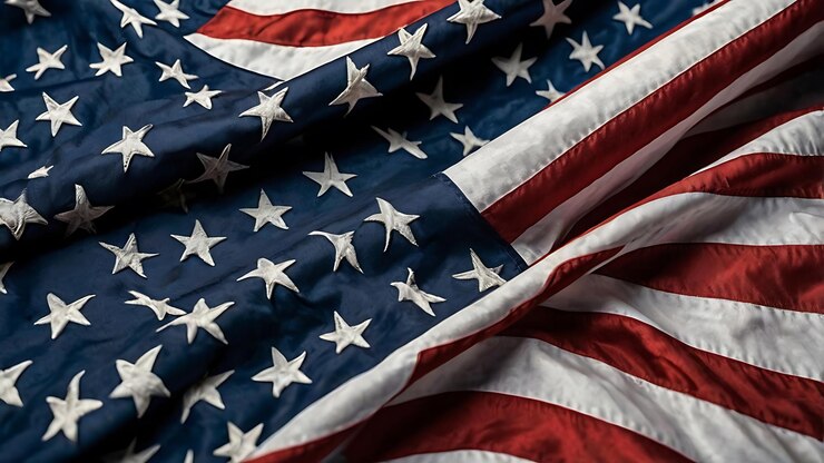 Ilustración de la bandera nacional de los Estados Unidos