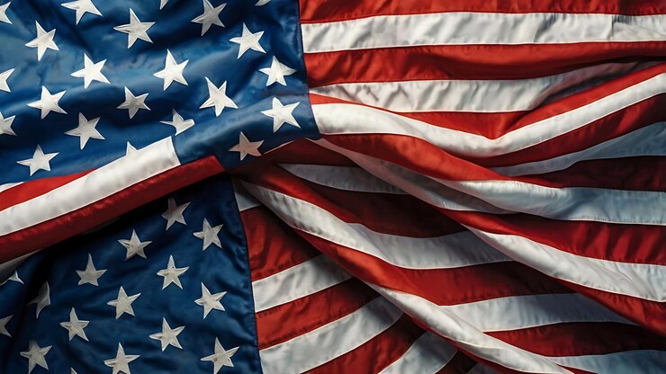 Ilustración de la bandera nacional de los Estados Unidos