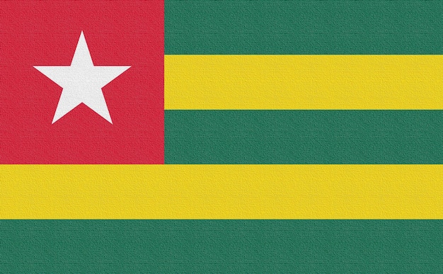 Ilustración de la bandera nacional de Togo