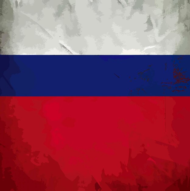 Ilustración de la bandera de Rusia