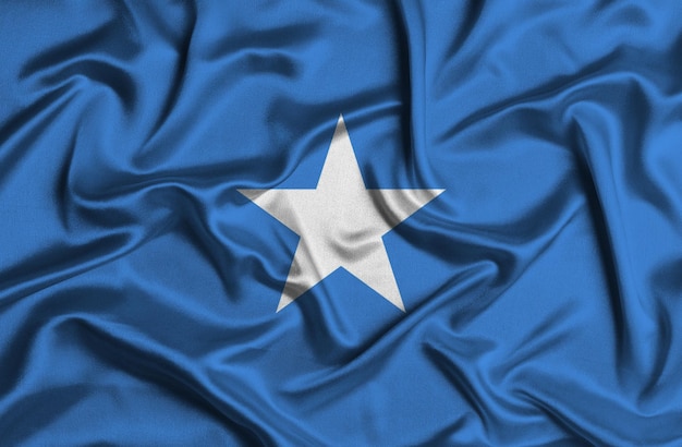 Foto ilustración de la bandera de somalia