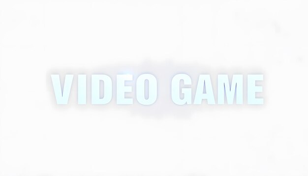 Ilustración de banner horizontal de concepto de videojuego aislada con resaltos blancos