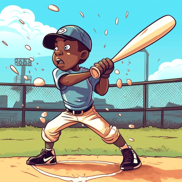 Ilustración del béisbol