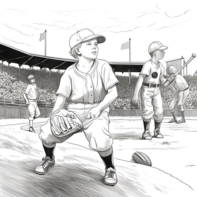 Foto ilustración del béisbol