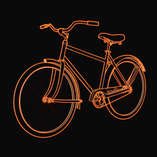 ilustración de bicicleta