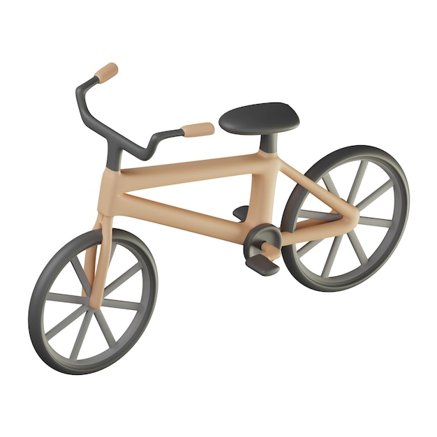 Ilustración de bicicletas en 3D
