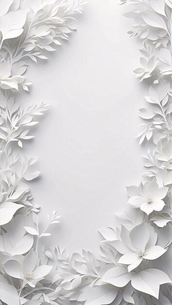 Foto ilustración botánica floral de flores blancas en un fondo blanco diseño de tarjetas de boda