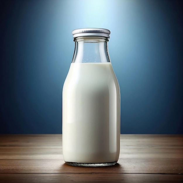 Ilustración de una botella de leche