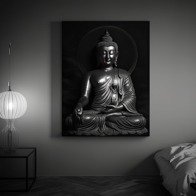 Ilustración de Buda para buddha purnima y vesak day Generative Ai