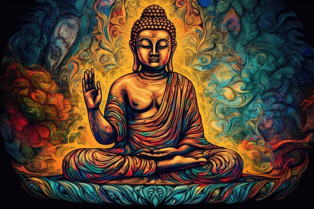 Ilustración de Buda Gautama