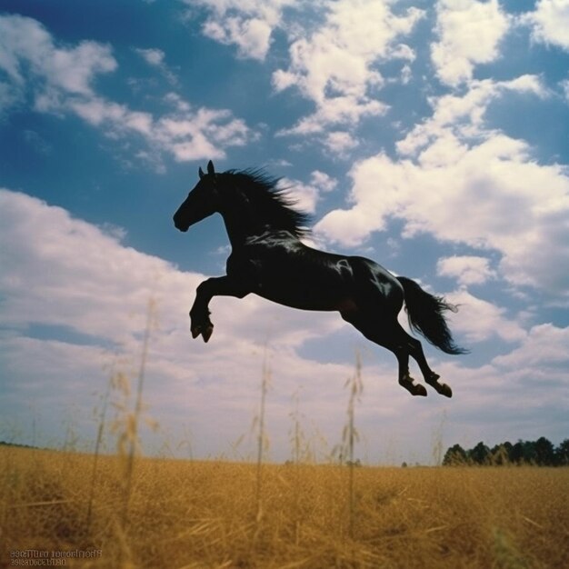 Foto ilustración de un caballo