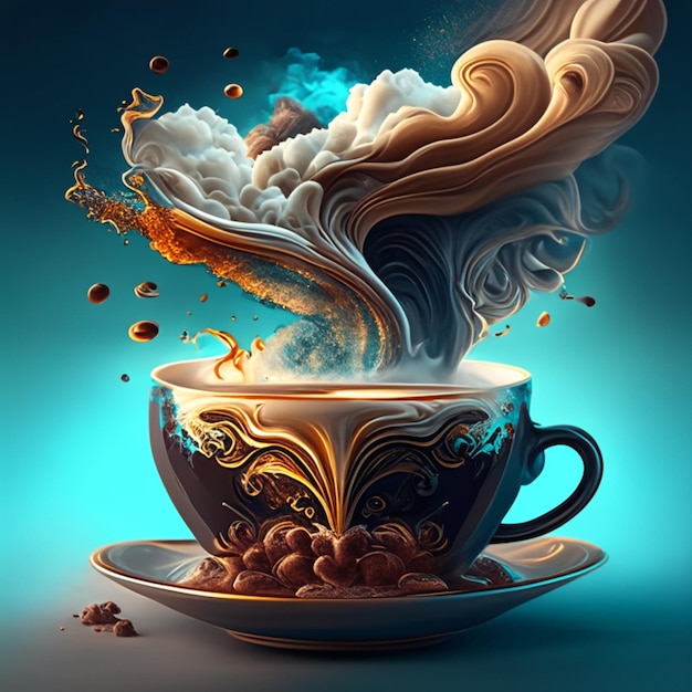 Ilustración del café