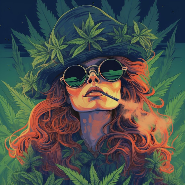 Foto ilustración del cannabis