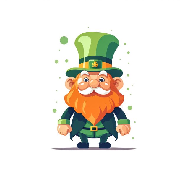 Ilustración de la cara de San Patricio