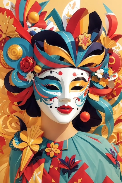 Ilustración de carnaval