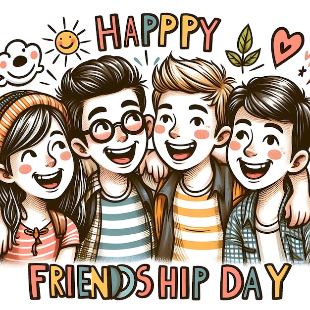 Foto ilustración para la celebración del día internacional de la amistad