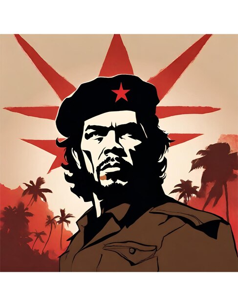 Ilustración del Che Guevara