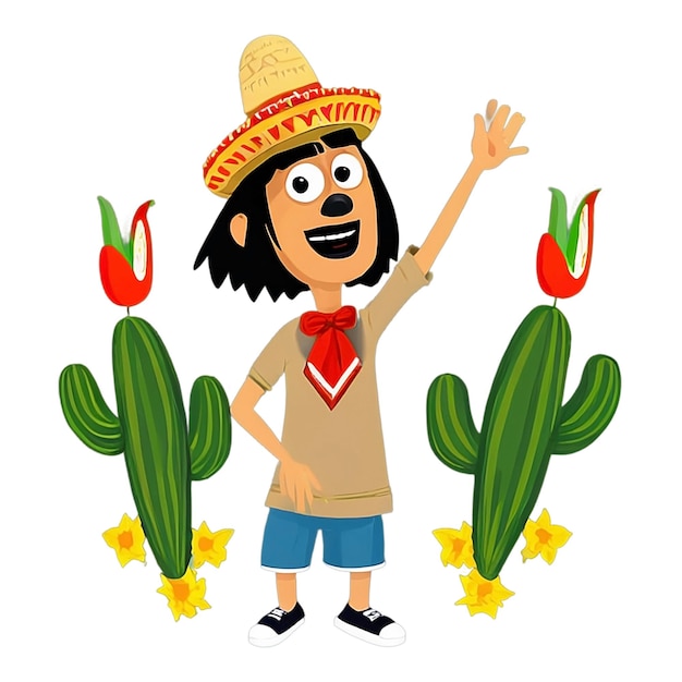 Ilustración para el cinco de mayo