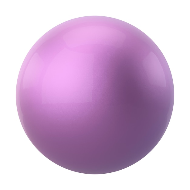 Ilustración colorida de la bola de navidad 3D