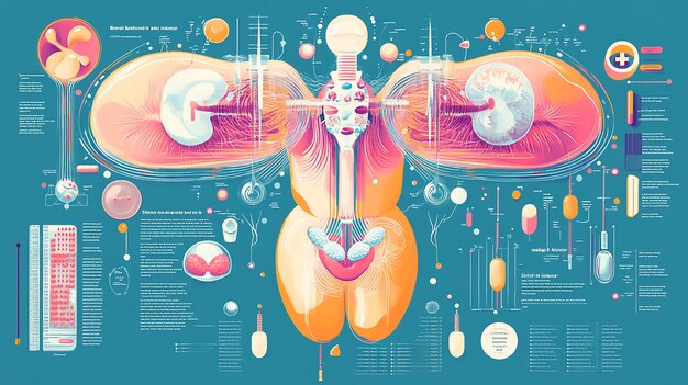 Ilustración completa de la anatomía humana