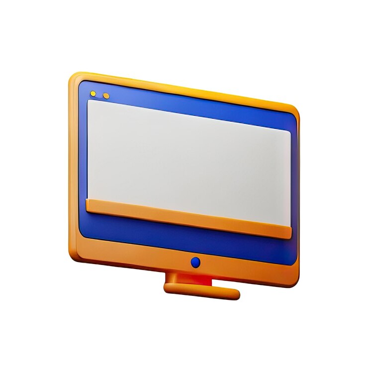 Foto ilustración por computadora del ícono 3d