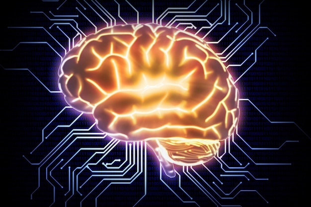 Ilustración del concepto de inteligencia artificial