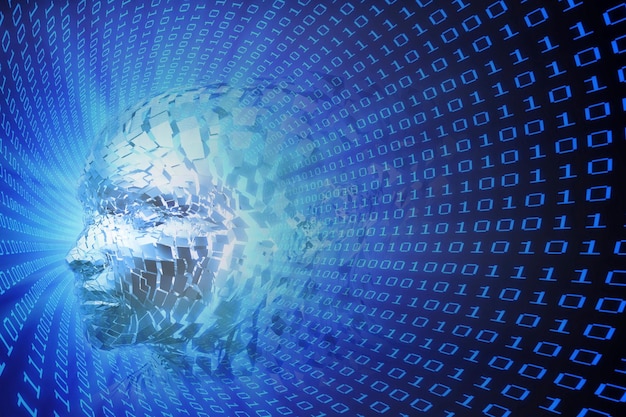 Ilustración del concepto de inteligencia artificial