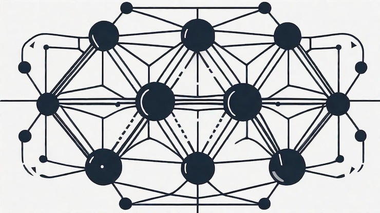 Foto ilustración conceptual de las redes neuronales