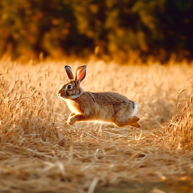 Foto ilustración de un conejo