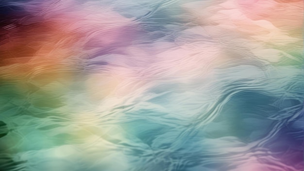 Ilustración creada por IA Fondo de manchas de agua suave y colores cambiantes una sensación de ternura