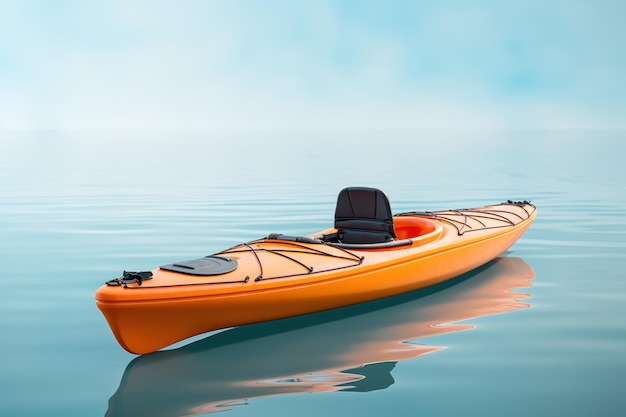 Foto ilustración creativa de kayak generada por ia