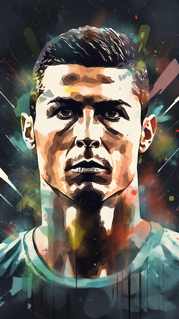 Ilustración de Cristiano Ronaldo3