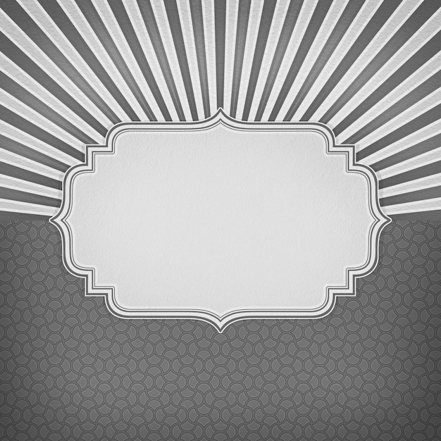 Ilustración de cuadro creativo texto artístico o imágenes marcador de lugar maqueta de plantilla ilustración en escala de gris monocromática en blanco y negro