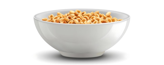 Ilustración del cuenco de anillos de cereales