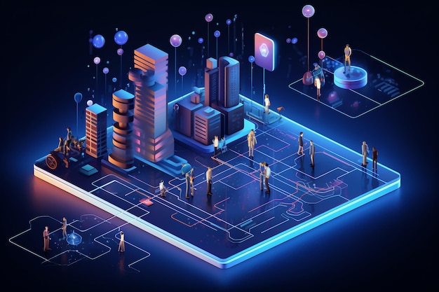 Ilustración de los datos isométricos