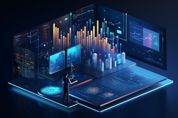 Ilustración de los datos isométricos