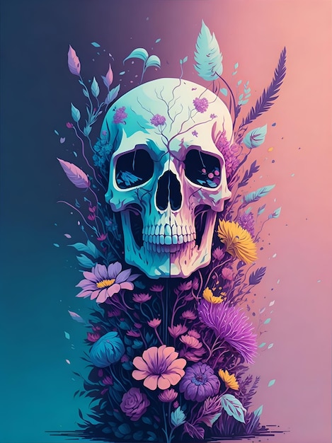 Una ilustración detallada de Dead Skull