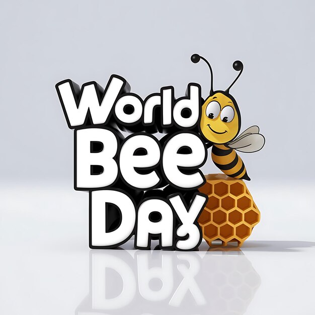 Ilustración del Día Mundial de las Abejas