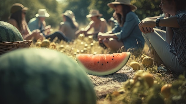 Ilustración del Día Mundial del Melón