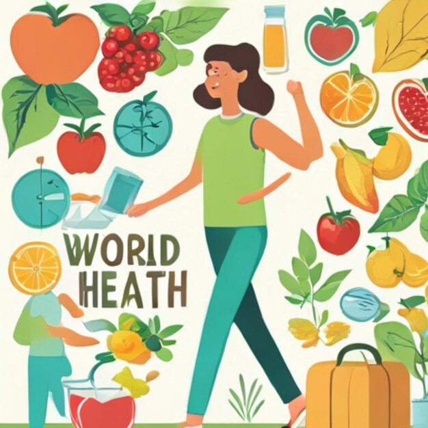 Foto ilustración del día mundial de la salud