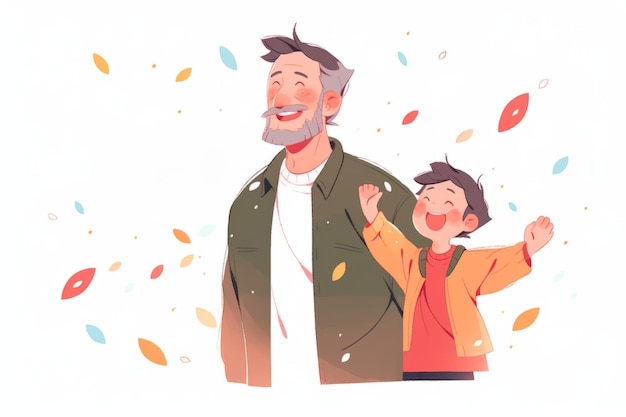 Ilustración del día del padre