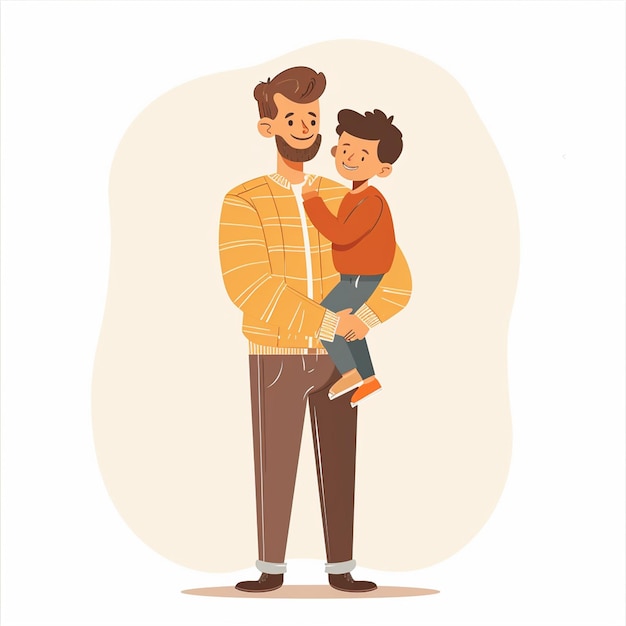 Una ilustración del día del padre