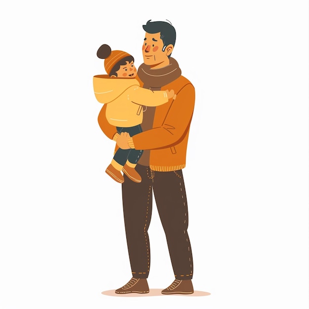 Una ilustración del día del padre