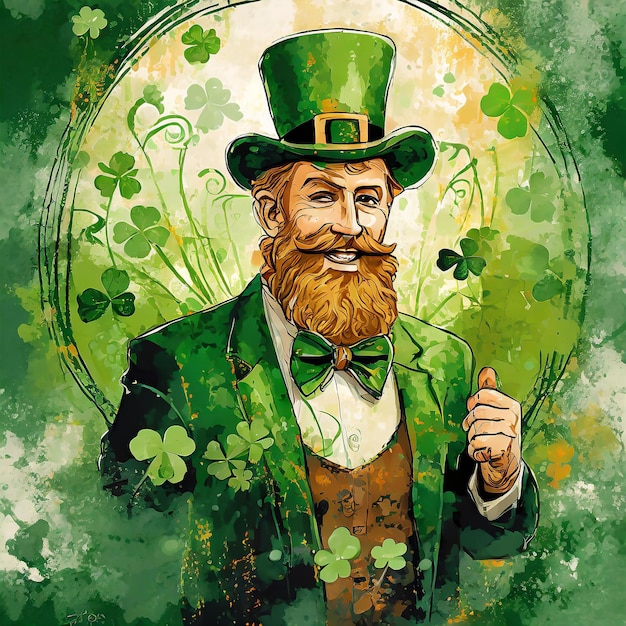 Ilustración del día de San Patricio