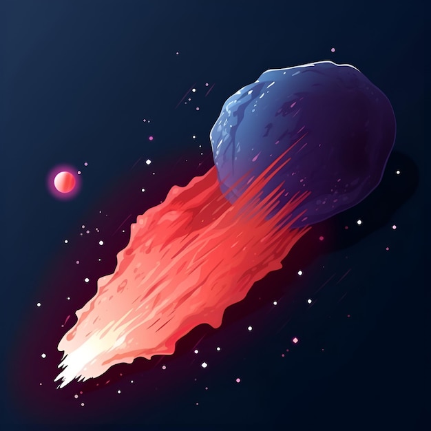 Ilustración de dibujos animados de espacio espacio fondo plano Galaxy ilustración para niños