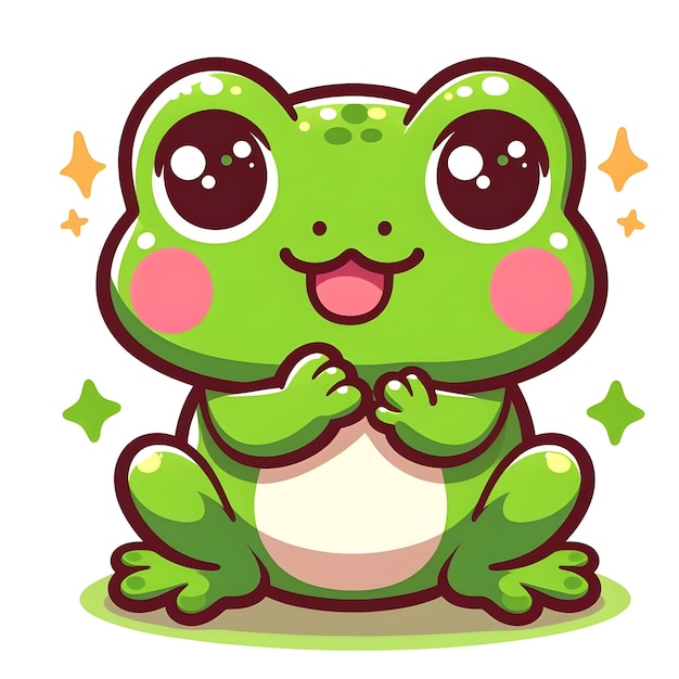 Ilustración de dibujos animados de Vectorfrog