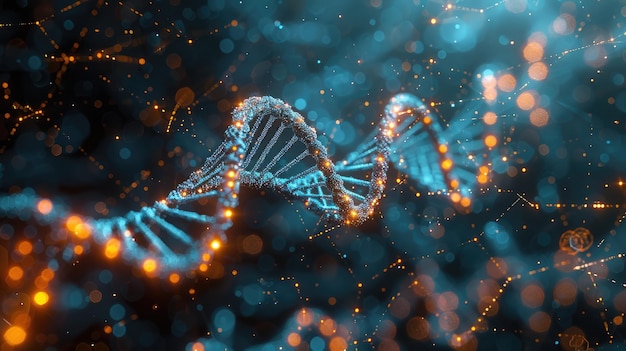una ilustración digital de un objeto científico científico con las palabras investigación científica en la parte inferior